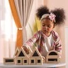 Viga Toys Viga medinis veidrodis blokuoja galvosūkį 16 elementų