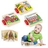 Viga Toys Viga Medinė Knygutė 1 vnt. - spalvų ir anglų kalbos mokymasis