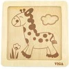 Medinė dėlionė VIGA Giraffe 4vnt