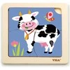 Viga Toys VIGA Handy Wooden Cow Puzzle