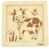 Viga Toys VIGA Handy Wooden Cow Puzzle