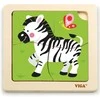 Viga Dėlionė 4 vnt. - Zebras