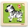 Viga Dėlionė 4 vnt. - Zebras