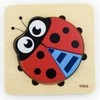 Viga Toys VIGA Pirmoji medinė dėlionė kūdikiui Boružėlė