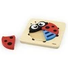 Viga Toys VIGA Pirmoji medinė dėlionė kūdikiui Boružėlė