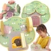 Viga Toys „Viga Polarb“ medinė manipuliacinė miško lenta