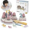 Viga Toys VIGA PolarB medinis gimtadienio tortas pjaustymui