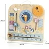Viga Toys VIGA PolarB medinis Montessori kalendorius ir laikrodis