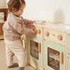 Viga Toys VIGA PolarB Wooden Kitchen Set XL Skalbimo mašina, Stove, Indaplovė - Žalias
