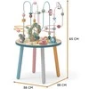 Viga Toys VIGA PolarB medinis edukacinis stalas, manipuliacinis Montessori susipynimas