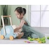 Viga Toys VIGA PolarB Wooden 2-in-1 Stroller, Walker, Elephant
