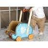 Viga Toys VIGA PolarB Wooden 2-in-1 Stroller, Walker, Elephant