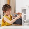 Žaislas Medinė piešimo lenta su skaičiais ir skaičiuotuvu, Viga