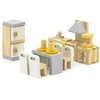 Viga Toys VIGA PolarB Dollhouse Furniture Set Kitchen Dining Room