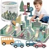 Viga Toys „Viga Polarb“ medinis tyčiojimasis su „Blocks City 56 EL“.