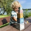 Viga Toys VIGA PolarB Pyramid Educational Puzzle Cube Sorter Blocks