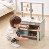 Viga Toys VIGA PolarB Wooden Kitchen 2-in-1 Shop Stand with Accessories for Children 3+