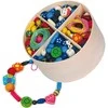 Viga Toys VIGA Wooden Bead Stringing Set 608 Pieces Box