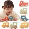 Viga Toys Medinių transporto priemonių rinkinys VIGA PolarB 4vnt