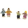 Viga Toys VIGA Medinės Lėlės 4 Asmenų Rinkinyje