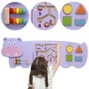 Viga Toys VIGA Hippopotamus Manipulative Sensory Board FSC Montessori Certificate