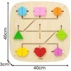 Viga Toys VIGA Wall Activity Panel with 16 Movable Elements