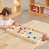 Viga Toys VIGA Wooden 4-in-1 Arcade Game Table Hockey Curling Bowling Ludo