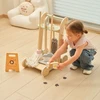 Viga Toys VIGA Wooden Cleaning Trolley with Accessories 11 pcs.