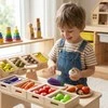 Viga Toys Mediniai vaisiai ir daržovės Viga 10vnt