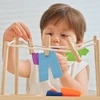 Viga Toys VIGA Wooden Laundry Set Clothes Dryer Clothes Pegs Montessori 27 pcs