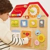 Viga Toys Medinė Montessori lavinamoji lentelė Atradimų ir mokymosi namelis VIGA