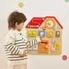 Viga Toys Medinė Montessori lavinamoji lentelė Atradimų ir mokymosi namelis VIGA