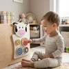 Viga Toys Medinė Žaislas Karvė Su Sukamais Diskais