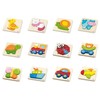 Viga Toys VIGA Wooden Puzzle 12 Boards