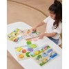 Viga Toys Viga medinė Montessori dėlionė 2in1 Daržovės