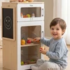 Viga Toys Viga Wooden Šaldytuvas with Chalkboard