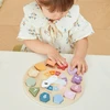 Viga Toys Viga Wooden Shape Sorter Clock Educational 18m+
