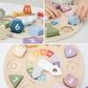 Viga Toys Viga Wooden Shape Sorter Clock Educational 18m+