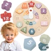 Viga Toys Viga Wooden Shape Sorter Clock Educational 18m+