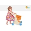 Viga Toys Medinis pirkinių vežimėlis vaikams VIGA