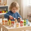 Viga Toys Viga Medienos Žaislai 12 Maisto Produktų Rinkinys