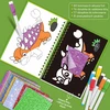 WOOPIE Art Set Foil Collage Coloring Book Dinosaur 121 pcs.
