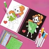 WOOPIE Art Set Foil Paste Coloring Book Princesses 121 pcs.