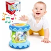 WOOPIE BABY Drum Music Box Projektorius 3-in-1 Musical Toy for Babies + Roller for Learning to Crawl