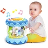 Woopie Baby WOOPIE Muzikinis Bębenėlis Projektorius 3w1 Muzikinė Žaislas Kūdikiams + Riedantis Volelis Mokymuisi Ridenti