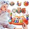 Interaktyvus edukacinis pianinas WOOPIE BABY lapiukas su LED šviesomis