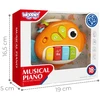 WOOPIE BABY Interactive Piano Fish Organ Musical Sounds Light 18m+
