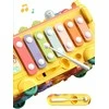Woopie Baby WOOPIE Interaktyvus Edukacinis Autobusėlis 6w1 Młoteczek Cymbałki +18m