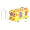 Woopie Baby WOOPIE Interaktyvus Edukacinis Autobusėlis 6w1 Młoteczek Cymbałki +18m
