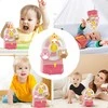 Muzikinė karuselė su gyvūnais WOOPIE BABY rožinė